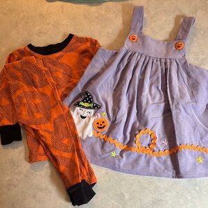 Carter's Halloween Costume Set - Orange and Purple